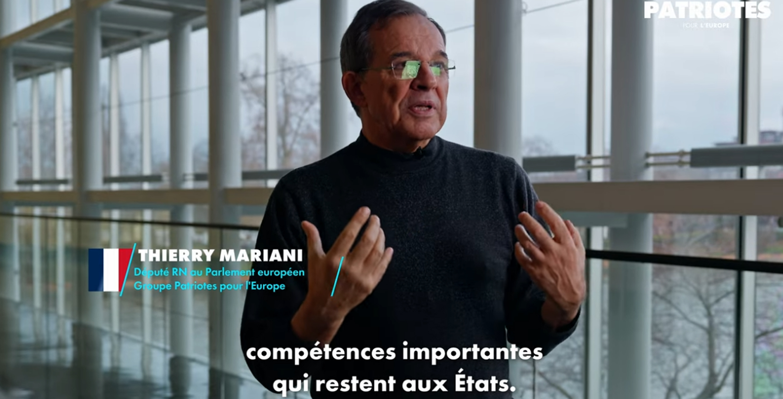 Vu d'Europe : en séance plénière avec Thierry Mariani