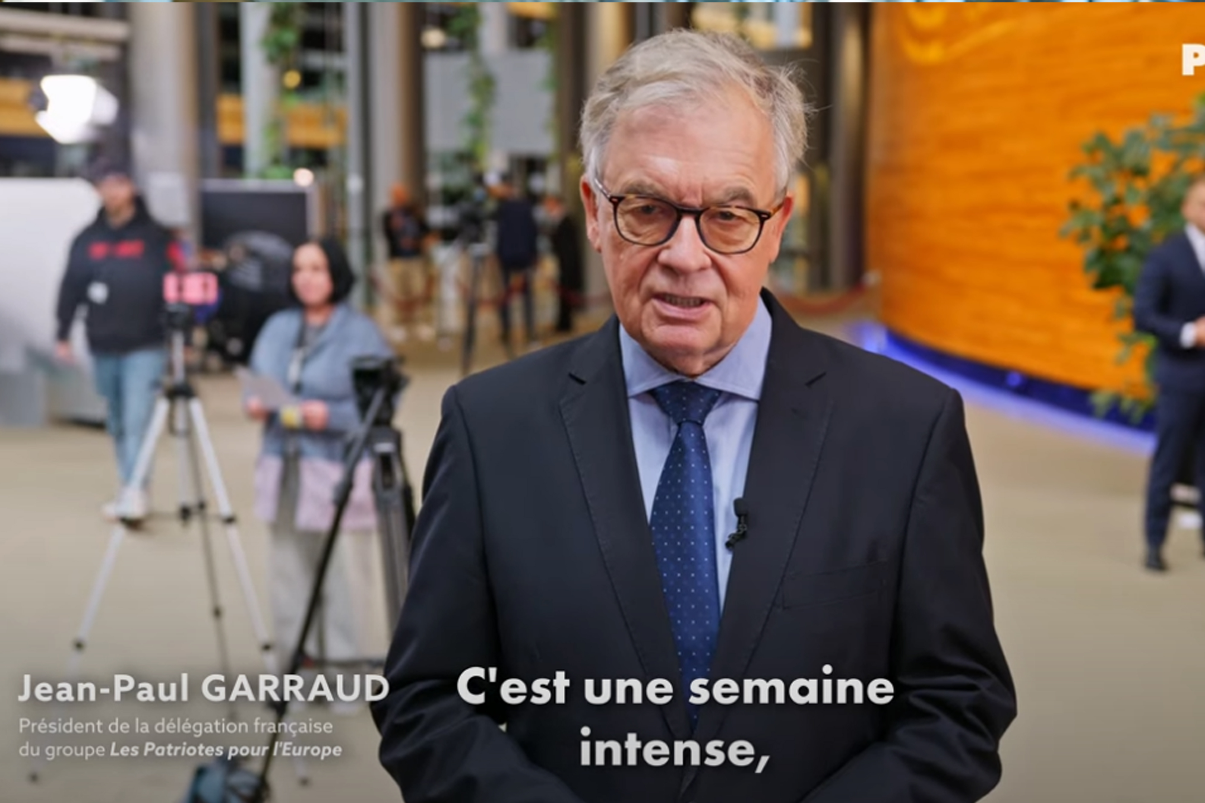 Séance plénière : Jean-Paul Garraud fait le bilan de la session de décembre